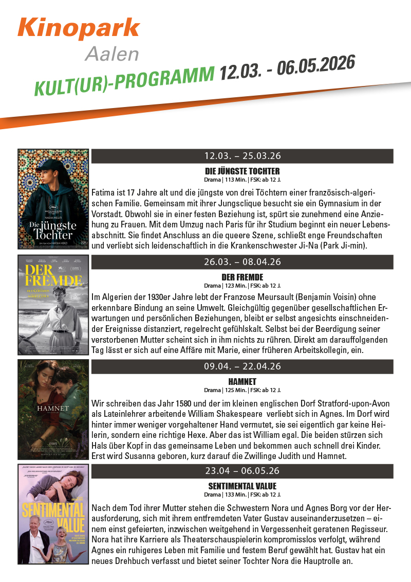 Kulturprogramm Aalen