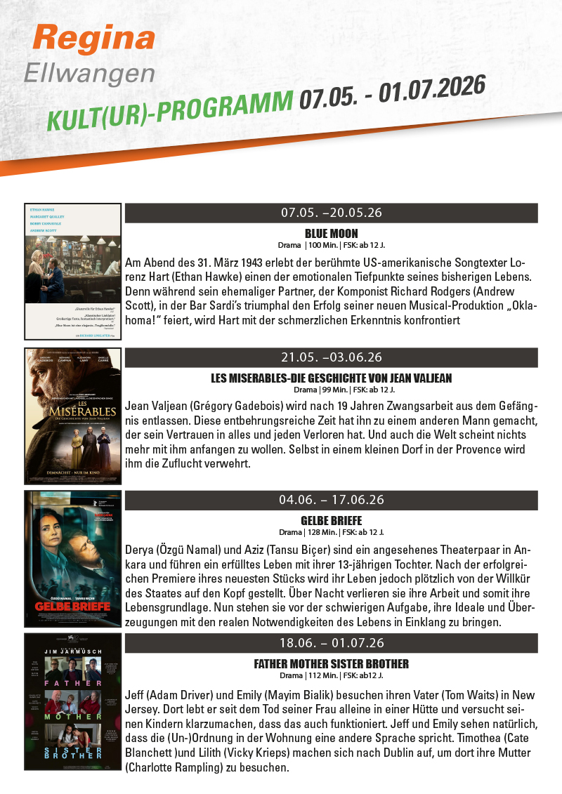 Kulturprogramm Aalen
